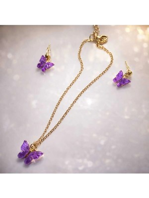 Banum Luxury Tasarım Çelik Kelebek Set