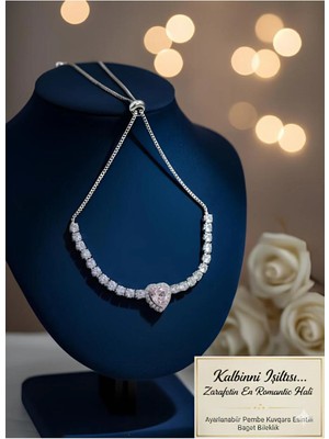 Banum Luxury Kalp Motıfli Tasarim Çelik Bileklik