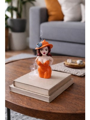 El Yapımı Geri Akışlı Tütsülük Obje -Tütsü Hediyelik