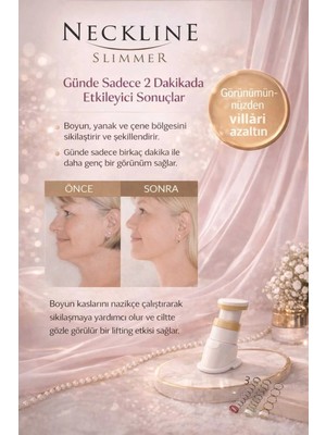 Banum Luxury Necklıne Slımmer Boyun Egzersiz ve Sıkılaştırma Aparatı [gıdık Giderici]