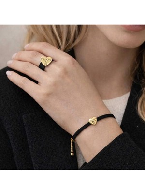 Banum Luxury Çelik ve Kauçuk Tasarim Yüzük Bileklik Setı