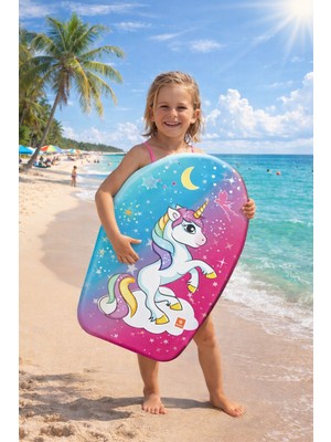 Nunu Unicorn Yüzme Tahtası 68 cm Çocuk | Kaymaz Güvenli Yüzme Öğrenme Yardımcısı