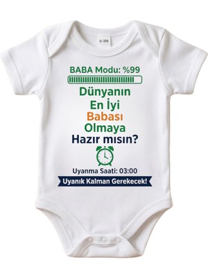 Egg Baby Babaya Hamilelik Müjdesi ve Duyurusu Için Bebek Zıbın Body %100 Pamuk Hediye Zıbın