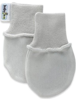 Pazarcan Mey Ithalat® Yenidoğan Bebek Eldiveni 398 Gri