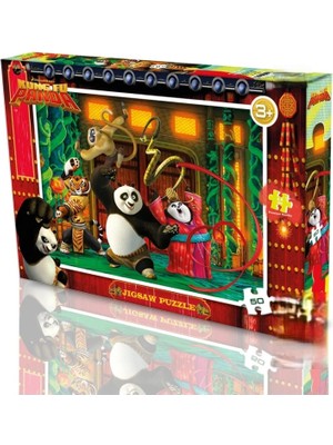 Pazarcan Mey Ithalat® Kung Fu Panda Puzzle 50 Parça