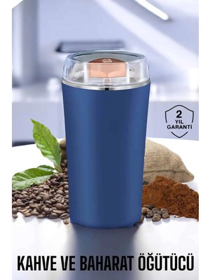 Pazarcan Mey Ithalat® Kahve Baharat Öğütücü Dayanıklı Paslanmaz Çelik Kolay Kullanım