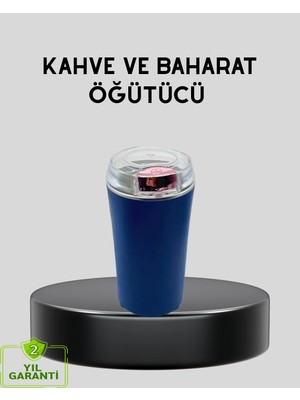 Pazarcan Mey Ithalat® Paslanmaz Çelik Kahve Baharat Öğütücü – Otomatik Mekanizma