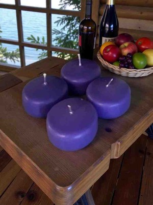 İV BLUE PURPLE Citronella ve Lavanta Karışımı 6 Adet Mor Sineksavar Mum