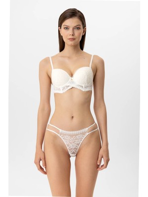 Pierre Cardin 4881 Milan Kadın Push Up Dantelli Sütyen Takım