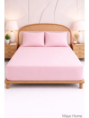 More Home Tek Kişilik Lastikli Çarşaf  Seti + Yastık Kılıfı Putra