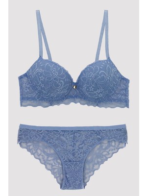 Pierre Cardin 4735 Kadın Balenli Push-Up Sütyen Takımı