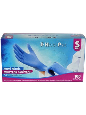 Pazarcan Pudrasız Nitril Eldiven Küçük Boy (S) 100 Lü Paket