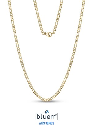 Bluem Axıs Serisi Figaro x Nano 3 mm Erkek Çelik Zincir Kolye