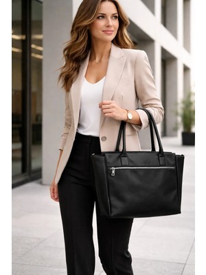 Sir Cliffson Hakiki Deri El & Omuz Kadın Çantası