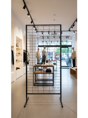 Raffar Tel Raf Profil Ayaklı Tel Pano 60X190 cm