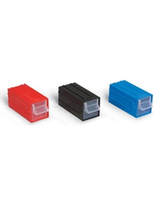 Pazarcan Portbag PÇ010 Çekmece Mavi-Kırmızı