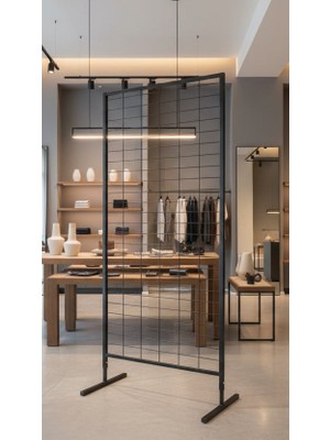 Raffar Tel Raf Profil Ayaklı Tel Pano 90X150 cm