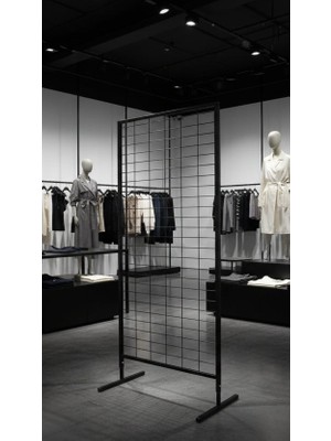 Raffar Tel Raf Profil Ayaklı Tel Pano 60X150 cm