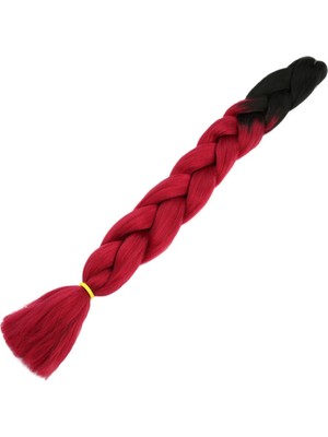 Pazarcan Afrika Örgülük Sen Ombreli 100 Gr. / Siyah / Kızıl