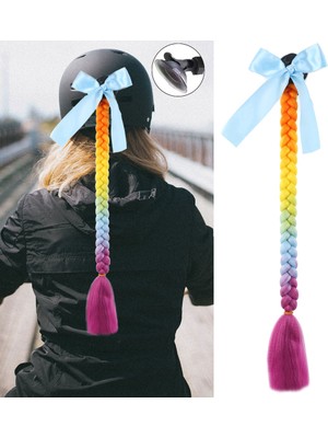 Pazarcan Motosiklet Kaskı Örgülü At Kuyruğu / ACM22