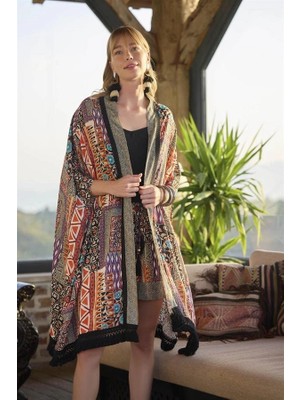 Aria's Closet Arias Closet Etnik Desenli 3'lü Alt Üst Takım