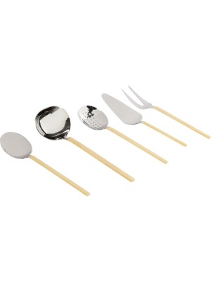 Jumbo 8100 Mat Altın 5 Parça Servis Seti