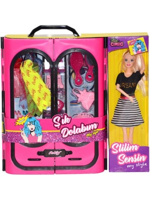 Bucuks Mey Ithalat® 02441  Anlily Bebek ve Elbise Dolabı