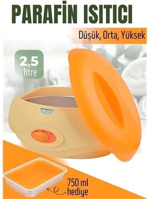 Bucuks Mey Ithalat® Parafin Isıtıcı 750 ml Parafin Seti El ve Ayak Cilt Bakımı Için