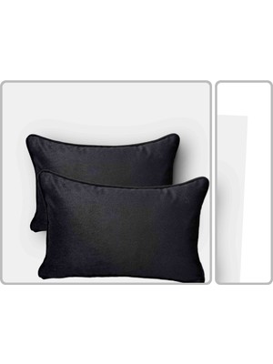 Ayzen Home 2 Li Düz Kadife 30 x 50 Kırlent Kılıfı