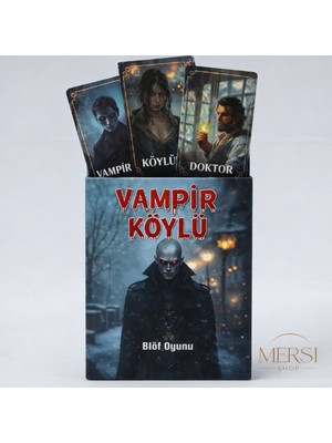 Mersi Shop Vampir Köylü Blöf Kart Oyunu Sosyal Strateji Parti Oyunu