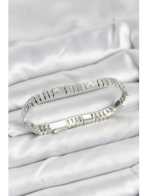 Bucuks Mey Ithalat® Gümüş Renk Vıp Seri Bileklik