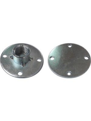 Bucuks Mey Ithalat® 1/2 Galvanizli Boru Flanşı Duvara Montaj Için