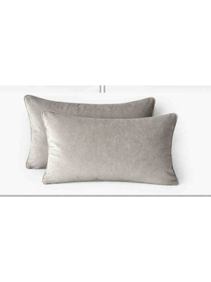 Ayzen Home 2 Li Düz Kadife 30 x 50 Kırlent Kılıfı