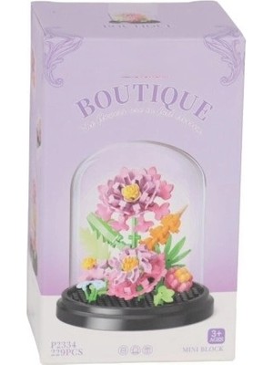 Bucuks Mey Ithalat® C7725-P2334 Fanuslu Çiçek Bricks