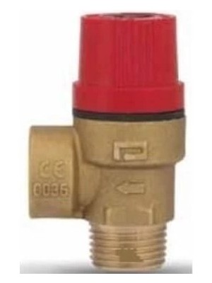 Bucuks Mey Ithalat® Pakkens 1/2 Erkek Emniyet Ventili 6 Bar