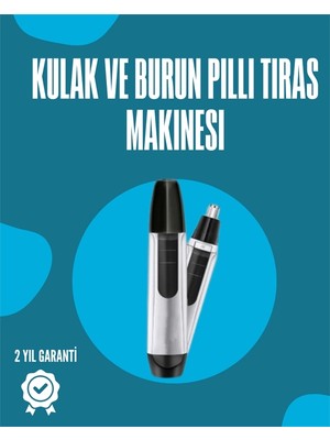 Bucuks Mey Ithalat® Pil ile Çalışan Kulak, Burun ve Kaş Tımar Cihazı