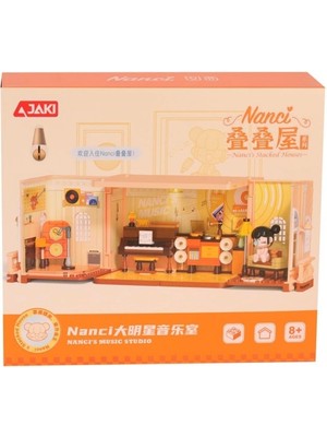 Bucuks Mey Ithalat® HK133 Jaki Büyük Yıldız Müzik Odası 256 Parça Block Oyuncak