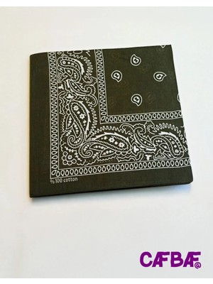 Cafbaf Bandana Klasik MODEL.8502 - Koyu Yeşil