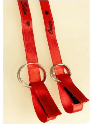 Elitbaskı Cırtlı Kişiye Özel Söz/ Nişan/ Isim Yazılı Yüzük Kurdelesi, Özel Gün Kurdelesi