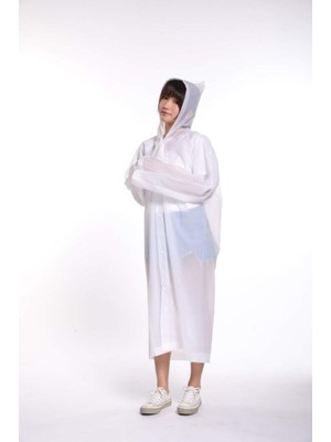 Eleven Markets Unisex Mor Yağmurluk
