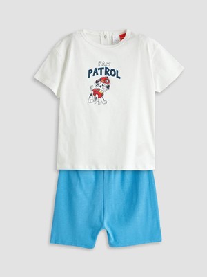 Lc Waikiki Yeni Sezon Paw Patrol Baskılı Erkek Bebek Tişört ve Şort 2'li