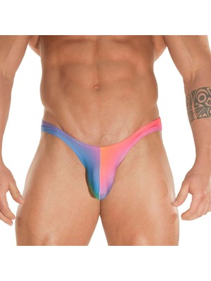 Epilons Gökkuşağı Desenli Erkek Slip