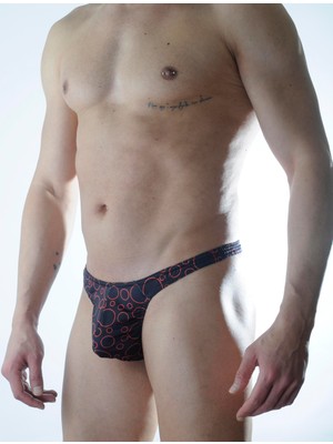 Epilons Erkek Daire Desenli Tanga Iç Çamaşırı