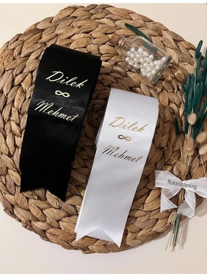 Nuksoc Söz Nişan Düğün Nikah Gelin Damat Takı Kurdelesi