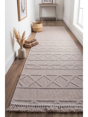 Melaris Halı Iskandinav Bukle Halı Yumuşak Örgü Yolluk Loop Bukleli Dokuma Oturma Odası Halısı Salon Mutfak Halısı