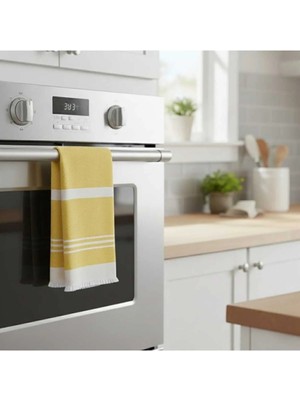 Pamuklu Mutfak Havlusu Püsküllü Emici El ve Kurulama Bezi