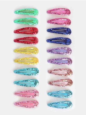 Elas Home Bebek Küçük Pullu Simli Çıt Çıt Toka 8'li