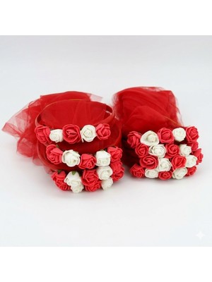 Ceyyiz Tüllü Kına Gecesi Duvak Nedime Tacı 10 Adet