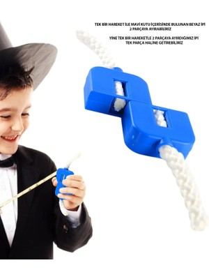 Bucuks Mey Ithalat® Sihirli Ip Kutusu - Ip Kesme ve Birleştirme Illüzyon Gösterisi