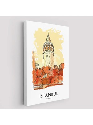 Galata Kulesi Istanbul Dekoratif Kanvas TABLO-5921